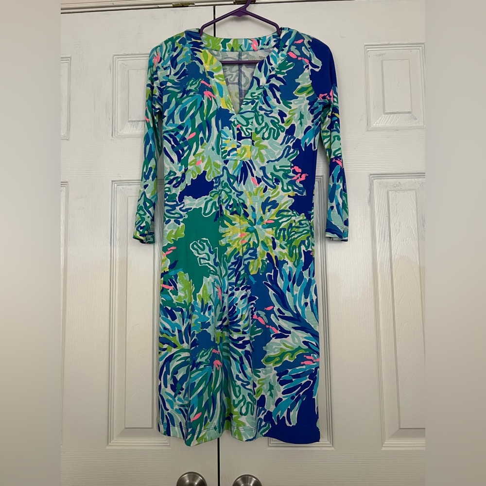 Lily Pulitzer long sleeve cotton dress